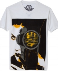 A pic that's worth a thousand words is one your going to want to wear with your best denim. This t-shirt from Univibe sets the tone for style. A pic that's worth a thousand words is one your going to want to wear with your best denim. This t-shirt from Univibe sets the tone for style.