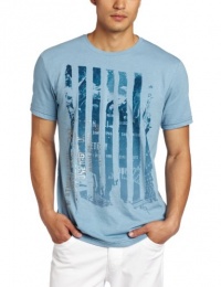 Calvin Klein Jeans Men's Once Night Only Short Sleeve Crew Tee, Sail Blue, X-Large Calvin Klein Jeans Men's Once Night Only Short Sleeve Crew Tee, Sail Blue, X-Large
