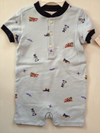 Ralph Lauren Layette Bear Baby Blue Aviation Shortalls Shorts, Size 9 Months Ralph Lauren Layette Bear Baby Blue Aviation Shortalls Shorts, Size 9 Months