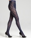 DKNY Hosiery Tights - All Over Lace Net #0B562