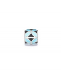 Lend a cool contrast to your jewelry strand with this chic, geometric blue flower bead in sterling silver and enamel. Donatella is a playful collection of charm bracelets and necklaces that can be personalized to suit your style! Available exclusively at Macy's. Lend a cool contrast to your jewelry strand with this chic, geometric blue flower bead in sterling silver and enamel. Donatella is a playful collection of charm bracelets and necklaces that can be personalized to suit your style! Available exclusively at Macy's.