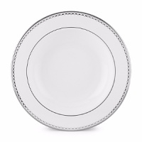 An exquisite pattern of pearl-like beads and platinum rings creates an heirloom quality 5-piece place setting to be treasured and enjoyed for many generations. An exquisite pattern of pearl-like beads and platinum rings creates an heirloom quality 5-piece place setting to be treasured and enjoyed for many generations.