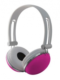Sentry HO276 Retro High Performance Stereo Headphones, Pink Sentry HO276 Retro High Performance Stereo Headphones, Pink
