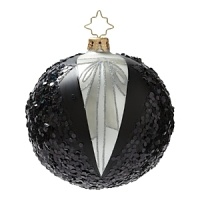 A glittering, glam ornament designed by Rachel Zoe, part of Christopher Radko's new celebrity-designed holiday ornament collection. 100% of the proceeds from each ornament goes to the Child Mind Institute. A glittering, glam ornament designed by Rachel Zoe, part of Christopher Radko's new celebrity-designed holiday ornament collection. 100% of the proceeds from each ornament goes to the Child Mind Institute.