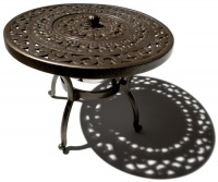 Strathwood St. Thomas Cast Aluminum Side Table with Ice Bucket Strathwood St. Thomas Cast Aluminum Side Table with Ice Bucket