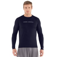 Men's UA HeatGear® Touch Fitted Longsleeve Crew Tops by Under Armour Small Midnight Navy Men's UA HeatGear® Touch Fitted Longsleeve Crew Tops by Under Armour Small Midnight Navy