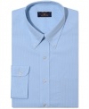 With the thinnest stripe pattern, this Club Room shirt is subtle sophistication at its finest.