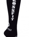 MOXY Socks Knee-High Black with White Ultimate CrossFit Socks