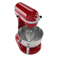 Designed for the home baker with a professional mindset, this versatile stand mixer contains everything you need to mix dough faster and better. Components include wire whip, burnished flat beater, pouring shield and PowerKnead™ spiral dough hook, which replicates hand-kneading to handle 20% more dough than previous models. One-year limited warranty. Qualifies for Rebate Designed for the home baker with a professional mindset, this versatile stand mixer contains everything you need to mix dough faster and better. Components include wire whip, burnished flat beater, pouring shield and PowerKnead™ spiral dough hook, which replicates hand-kneading to handle 20% more dough than previous models. One-year limited warranty. Qualifies for Rebate