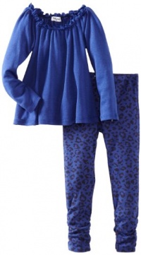 Splendid Littles Girls 2-6X Toddler Leopard Active Set, Bluejay, 3T Splendid Littles Girls 2-6X Toddler Leopard Active Set, Bluejay, 3T