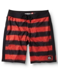 Go bold at the beach. These board shorts from Quiksilver are ready to hit the sand and surf. Go bold at the beach. These board shorts from Quiksilver are ready to hit the sand and surf.