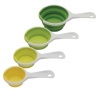 Chef'n SleekStor Pinch Pour Collapsible Measuring Cups, Tonal Colors