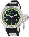 Invicta Men's 1433 Russian Diver Black Dial Rubber Watch