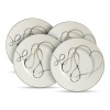 Mikasa Love Story Set Of Four Heart Accent Plates