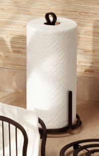 InterDesign York Lyra Paper Towel Holder Stand, Bronze InterDesign York Lyra Paper Towel Holder Stand, Bronze