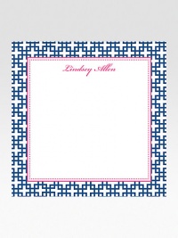 Fun and fabulous notepads are monogrammed for a personal touch. Perfect gift for the home or office 1 150-sheet pad 5 X 5 Made in USAFOR PERSONALIZATION Select a quantity, then scroll down and click on PERSONALIZE & ADD TO BAG to choose and preview your personalization options. Please allow 2 weeks for delivery. Fun and fabulous notepads are monogrammed for a personal touch. Perfect gift for the home or office 1 150-sheet pad 5 X 5 Made in USAFOR PERSONALIZATION Select a quantity, then scroll down and click on PERSONALIZE & ADD TO BAG to choose and preview your personalization options. Please allow 2 weeks for delivery.