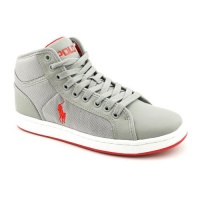 Polo Ralph Lauren Trevose Mid Athletic Sneakers Shoes Gray Mens Polo Ralph Lauren Trevose Mid Athletic Sneakers Shoes Gray Mens