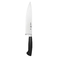 Forged of prime-quality stainless steel, J.A. Henckels International's chef knife is durably designed for a lifetime of outstanding performance. Forged of prime-quality stainless steel, J.A. Henckels International's chef knife is durably designed for a lifetime of outstanding performance.