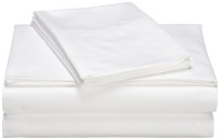 Pinzon Hemstitch 400-Thread-Count Egyptian Cotton Sateen Full Sheet Set, White Pinzon Hemstitch 400-Thread-Count Egyptian Cotton Sateen Full Sheet Set, White