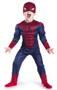 Disguise Costumes The Amazing Spider-man Movie Muscle Costume, Red/Blue, Medium 3T-4T Disguise Costumes The Amazing Spider-man Movie Muscle Costume, Red/Blue, Medium 3T-4T