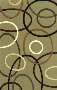 Area Rug 5x8 Rectangle Contemporary Sage Color - Momeni Elements Rug from RugPal Area Rug 5x8 Rectangle Contemporary Sage Color - Momeni Elements Rug from RugPal