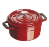 Staub Mini .25 Quart Round Cocotte, Cherry