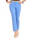 Add a cheerful touch to your wardrobe with Charter Club's classic jeans in a modern, saturated wash. Pair them with a contrasting belt for an extra pop of color!