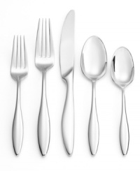 Set the table with quality and style in mind. Crafted in 18/10 stainless steel, Asteria flatware from Oneida's collection of place settings promises lasting silver shine and unparalleled durability with an easy grace and sleek fluidity to match any dinnerware and decor. Set the table with quality and style in mind. Crafted in 18/10 stainless steel, Asteria flatware from Oneida's collection of place settings promises lasting silver shine and unparalleled durability with an easy grace and sleek fluidity to match any dinnerware and decor.