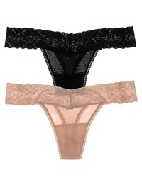 Look fabulous in this sheer thong with a lace waistband. Style #022917 Look fabulous in this sheer thong with a lace waistband. Style #022917