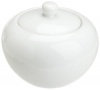 Kitchen Supply 8128 White Porcelain Sugar Bowl