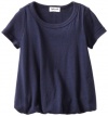 Splendid Littles Baby-Girls Newborn Always Bubble Tee, Navy, 18-24 Months