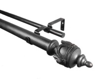 BCL Drapery Hardware 125DUN48P Tudor Urn Curtain Rod Set BCL Drapery Hardware 125DUN48P Tudor Urn Curtain Rod Set