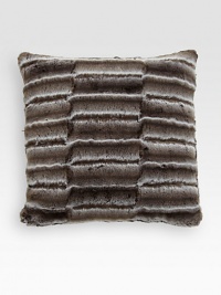 Rustic glamour at its best in plush, allover Italian-made faux fur. Zip closure18 square79% acrylic/21% cottonPolyfillDry cleanMade in Italy Rustic glamour at its best in plush, allover Italian-made faux fur. Zip closure18 square79% acrylic/21% cottonPolyfillDry cleanMade in Italy