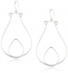 Lotus Jewelry Studio Sterling Silver or 14k Gold-Filled Teardrop Renaissance Hoop Earrings