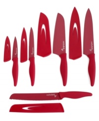 Prep made perfect. The essential set for stepping up to every task, this prep set includes first-class tools for everything from dicing to mincing to peeling. Resin-coated high carbon stainless steel blades bring strength, durability and a versatile nonstick excellence to the table. 1-year warranty. Prep made perfect. The essential set for stepping up to every task, this prep set includes first-class tools for everything from dicing to mincing to peeling. Resin-coated high carbon stainless steel blades bring strength, durability and a versatile nonstick excellence to the table. 1-year warranty.