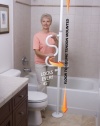 Standers Security Pole and Curve Grab Bar, Iceberg White