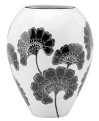 Artist Florence Broadhurt's timeless Japanese Floral print is revived for modern homes in this graphic black-and-white vase from kate spade new york. Artist Florence Broadhurt's timeless Japanese Floral print is revived for modern homes in this graphic black-and-white vase from kate spade new york.