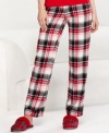 Lounge around in stylish comfort with Charter Club's Critters flannel pajama pants.