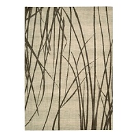 Textured yarn and a modern design sensibility creates this Calvin Klein woven rug, designed in a richly blended earth tone palette. Textured yarn and a modern design sensibility creates this Calvin Klein woven rug, designed in a richly blended earth tone palette.