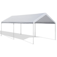 Caravan Canopy 10 by 20 Domain Carport, White Caravan Canopy 10 by 20 Domain Carport, White