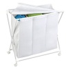 Honey-Can-Do HMP-01387 Rolling Laundry Sorter With Removable Bag, Three Bag