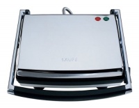 KRUPS FDE312-75 Universal Grill and Panini Maker with non stick cooking plates, Chrome KRUPS FDE312-75 Universal Grill and Panini Maker with non stick cooking plates, Chrome