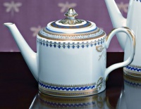 Mottahedeh Chinoise Blue Teapot 40 Oz Mottahedeh Chinoise Blue Teapot 40 Oz