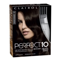 Clairol Perfect 10 By Nice 'N Easy Hair Color 03 Darkest Brown 1 Kit Clairol Perfect 10 By Nice 'N Easy Hair Color 03 Darkest Brown 1 Kit