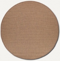 Couristan 1001/1500 Recife Saddle Stitch Cocoa/Natural Rug, 7-Feet 6-Inch Round Couristan 1001/1500 Recife Saddle Stitch Cocoa/Natural Rug, 7-Feet 6-Inch Round
