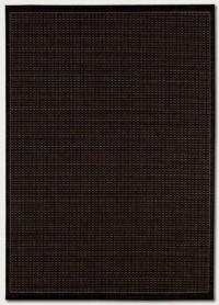 Couristan 1001/2000 Recife Saddle Stitch Black/Cocoa Rug, 3-Feet 9-Inch by 5-Feet 5-Inch Couristan 1001/2000 Recife Saddle Stitch Black/Cocoa Rug, 3-Feet 9-Inch by 5-Feet 5-Inch