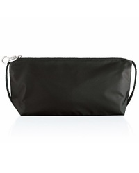 A travel-sized pouch-style zip-up makeup/grooming bag of lightweight nylon. Available in signature M.A.C black only. A travel-sized pouch-style zip-up makeup/grooming bag of lightweight nylon. Available in signature M.A.C black only.