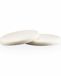 Ultra-soft circular non-latex sponge with a buffed finish. Provides smooth application and blending of any formula foundation. Washable/Reuseable. Pack of two.