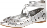 Jessica Simpson Milana 10/25 Flat (Little Kid/Big Kid),Silver,3 M US Little Kid Jessica Simpson Milana 10/25 Flat (Little Kid/Big Kid),Silver,3 M US Little Kid
