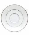 Modern yet timeless, this fine china dinnerware is sure to satisfy the style-hungry host. Simply dressed in cream and white stripes and finished with a polished platinum trim, Opal Innocence Stripe creates an ultra-chic setting to enjoy celebratory meals.